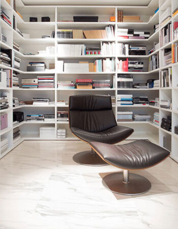 Statuario Mercury 60x120 cm White Polished Porcelain Tile ShowRoom