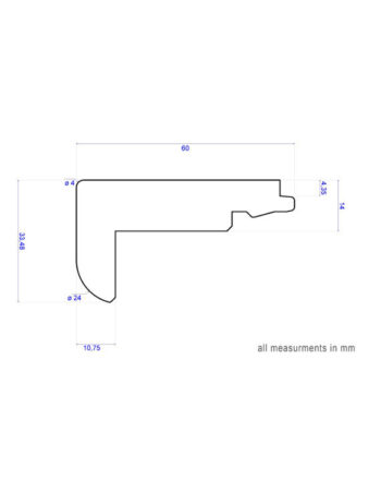 Boen Nosing - 14x57x900-2700mm 2