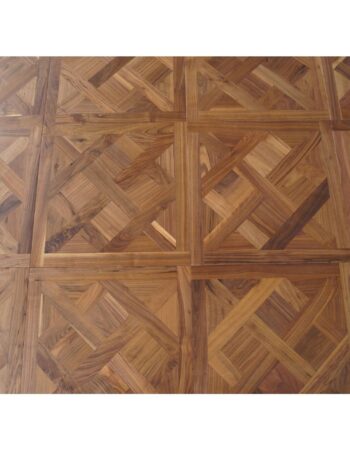 FTPE405 Walnut Versailles Panels Wood Flooring - 20/6x580x580mm 1