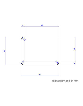 L-Bead ‘D’ - 29x39x2700mm 2