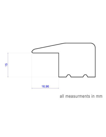 L-Section 15mm - 15x40x2400-2700mm 2