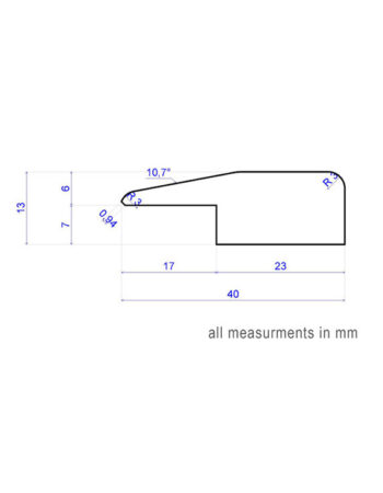 L-Section 7mm - 7x40x2700mm 2