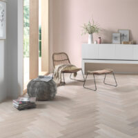 Oslo Herringbone Pure - 15x125x625mm 2