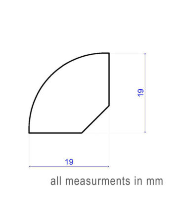 Quadrant Beading - 19x2700mm 2