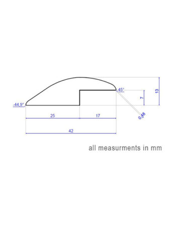 Ramp 7mm - 7x41x900-2700mm 2