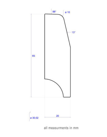 Skirting - 20x65x2700mm 2