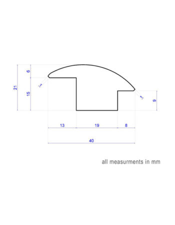 Wood to Carpet 15mm - 40×900-2700mm 2