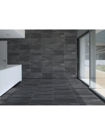 African Slate 300x600mm Black Matt