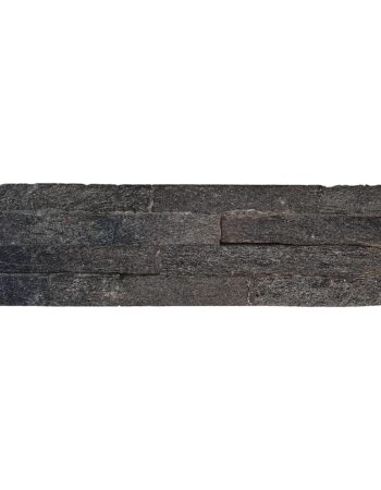 QUARTZ SPLIT FACE BLACK MATT 100X360mm