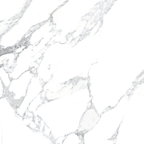 Terenzo Calacatta White Polished Porcelain Tiles - 600x600mm