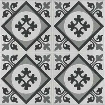 Milton Pattern 450x450mm Matt Grey