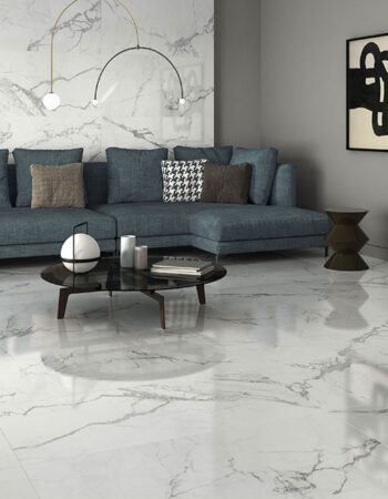 Artico Showroom White Polished Porcelain Tile