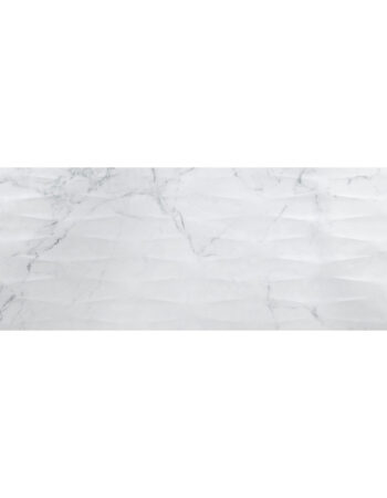Dakota Dec 400x1200mm White Gloss Ceramic Tile