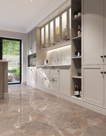 Marmo Marrone 600x600mm, 600x1200mm Polished Gloss Porcelain
