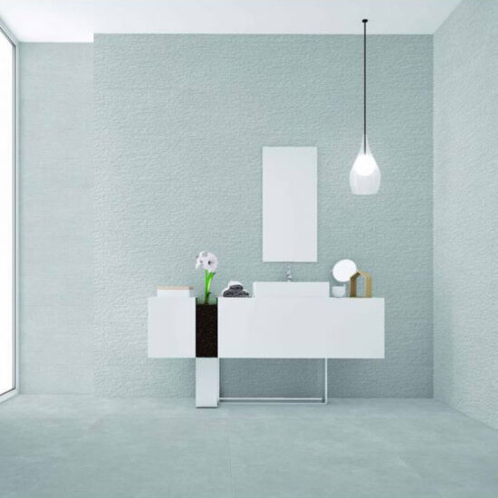 Avenue Corner Showroom Gris Matt Porcelain Tile