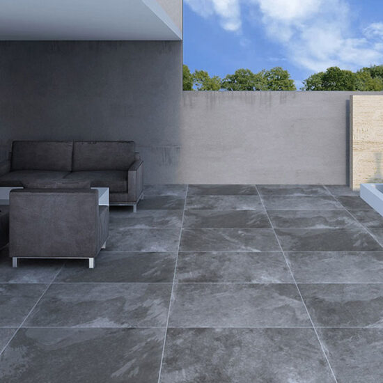 Brazstone Showroom Grey Matt R11 Porcelain Pavers