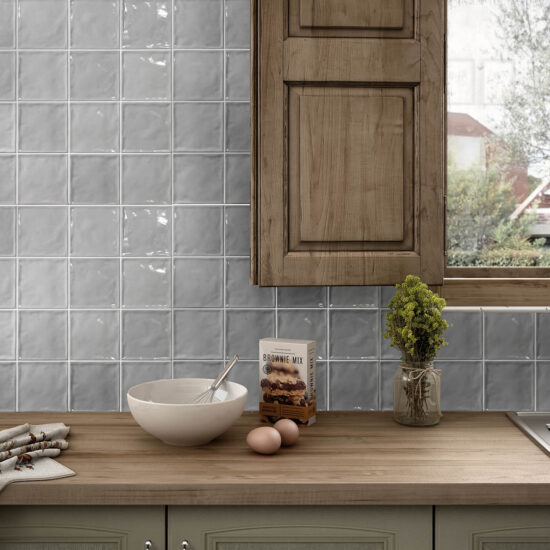 Chic Gris Kitchen Showroom Ceramic Tile