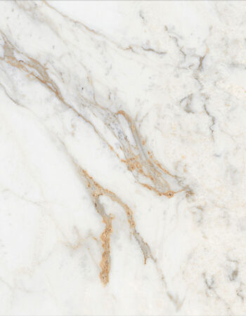 Icon Gold 600x600mm White Polished Porcelain Tile