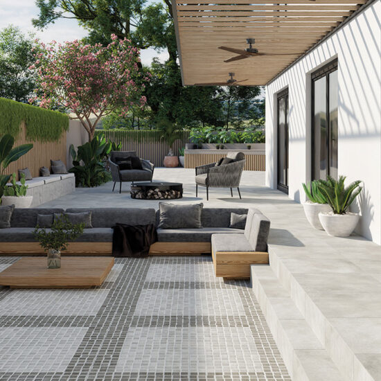 Rohe Showroom Silver Matt R11 Porcelain Paver