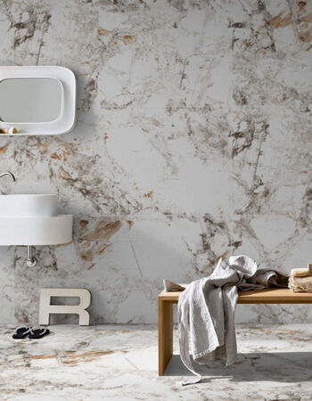 Zebra Showroom 600x1200mm White Polished Porcelain Tile