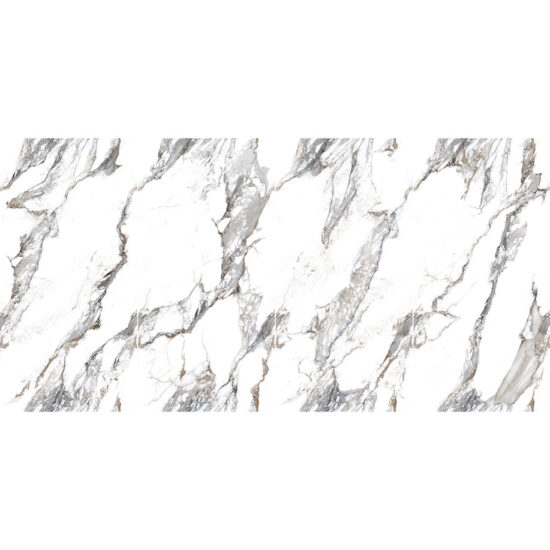 Calacatta Borghini 600x1200mm Grey Matt Porcelain Tile V2