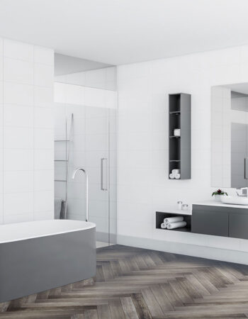 Luvanto Click Herringbone Showroom Smoked Charcoal 4x149x596mm Vinyl