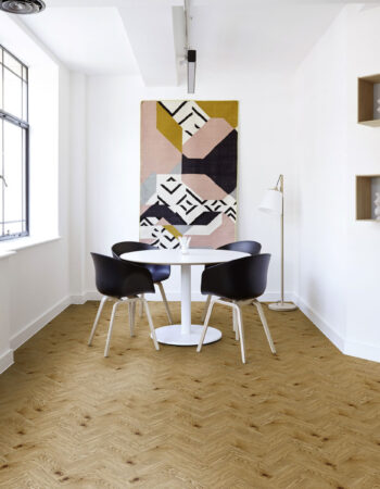 Luvanto Design Showroom Traditional Herringbone Country Oak 2.5x76.2x304.8mm Vinyl
