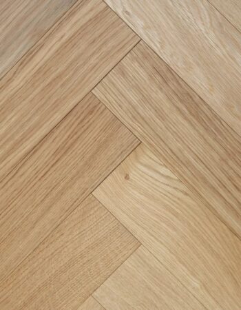 Herringbone Engineered Wood Flooring Natural Brushed UV Oiled 14x90x450mm
