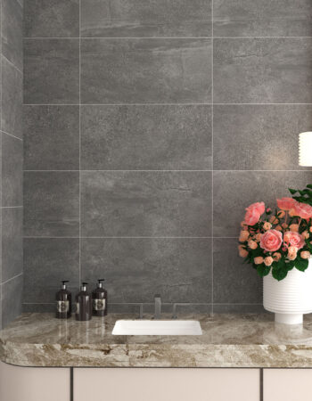 Rushmore 300x600mm, 600x600mm Brown Glased Porcelain Tile Showroom