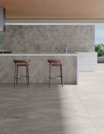 Stormy 900x900mm Grey Showroom 1