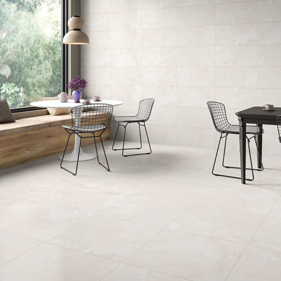 Elegant Onyx 300x600mm Beige Matt Porcelain Tiles Showroom