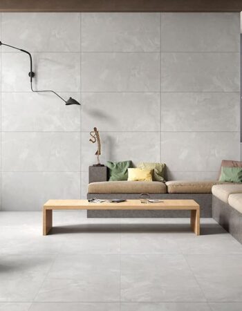 Elegant Onyx 600x1200mm Bianco Matt Porcelain Tiles Showroom