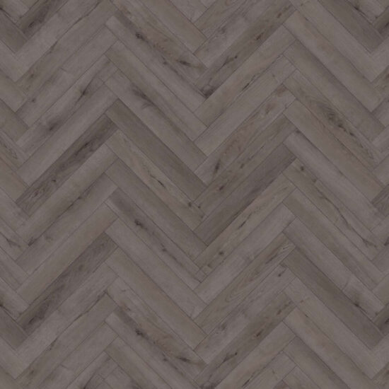 Laminate Herringbone Midnight Grey Oak 12x101x606mm Fhlh334