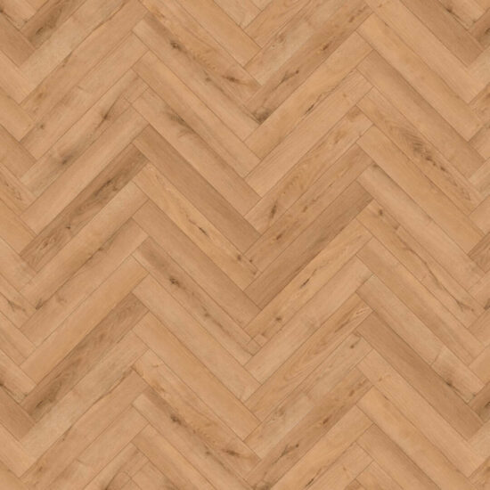 Laminate Herringbone Golden Oak 12x101x606mm Fhlh332