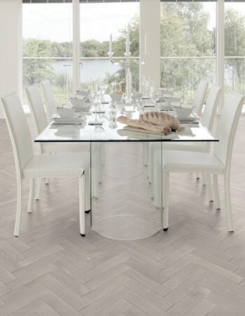 Patterned 14x110x660mm Brushed & Whitewash Grey Matt Lacquered Eng Oak 4416 Showroom