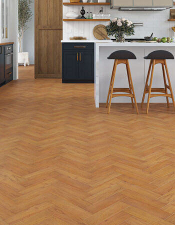 Burnham Engineered Herringbone Oak 10x80x300mm Showroom