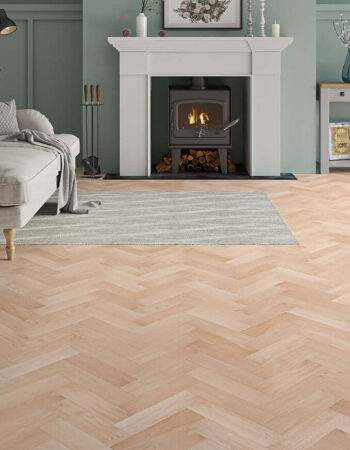 New Engineered Herringbone Oak 10x80x300mm Showroom