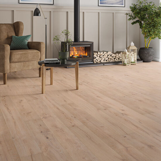 Whiteleaf Engineered Oak 14x190x1900mm Showroom