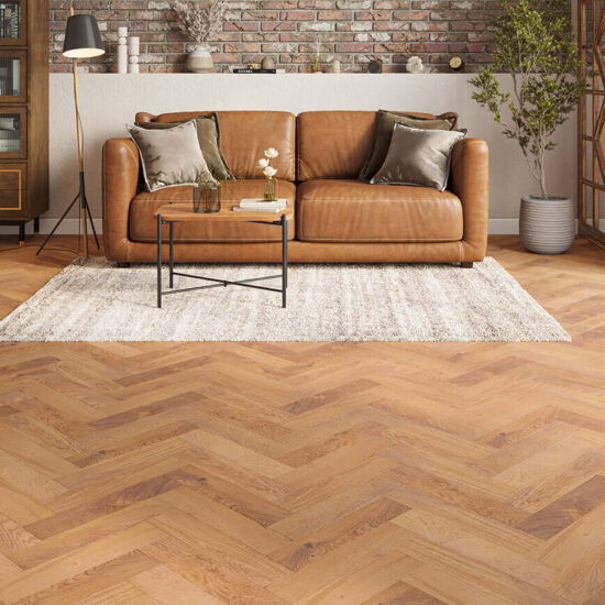 Upton Engineered Oak 15x90x400mm Showroom
