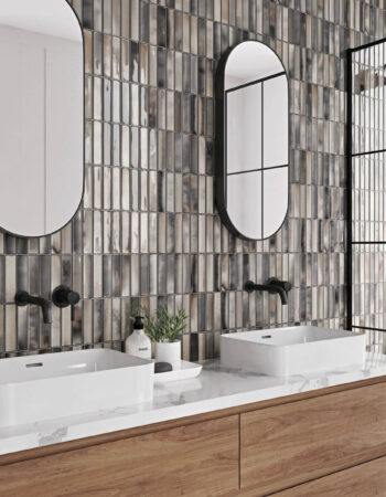 Borealis Gloss Ceramic Wall Tile Showroom 2