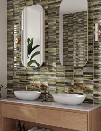 Borealis Gloss Ceramic Wall Tile Showroom 4