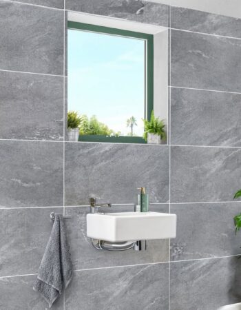 Etna Sugar Textured Ceramic Tile Showroom 5