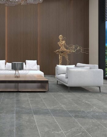Flexstone Full Body Porcelain Grey Showroom Tile
