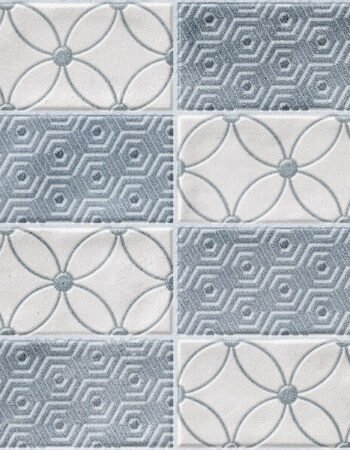 Bergen Blue White Decor 300x600mm