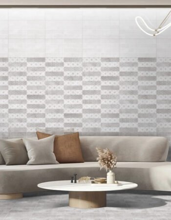 Bergen Grey White Decor Showroom 300x600mm